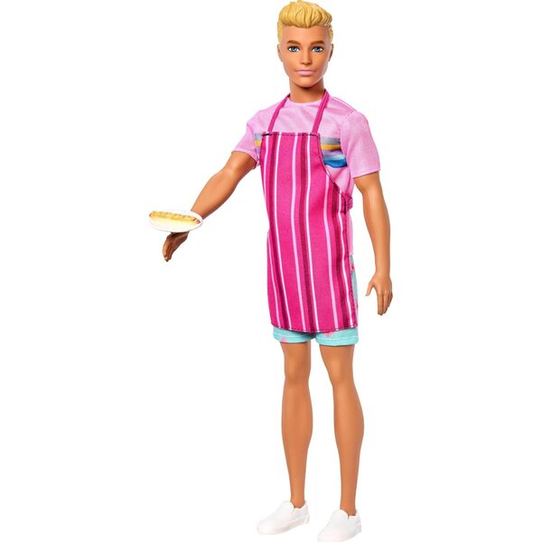 Barbie Mysteries Ken Detective Spiaggia con Outfit e Accessori da Spiaggia