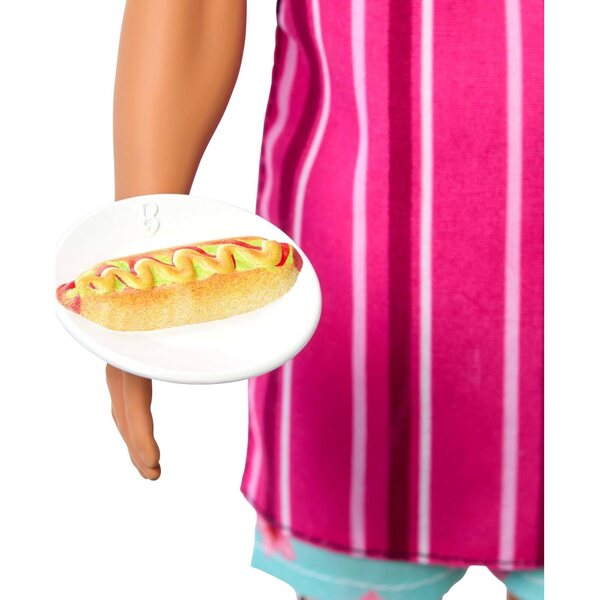 Barbie Mysteries Ken Detective Spiaggia con Outfit e Accessori da Spiaggia