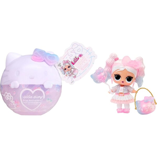 LOL Surprise Miss Pearly Hello Kitty Limited Edition mit 7 Überraschungen – 50. Jubiläumsausgabe