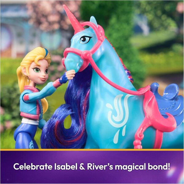 Unicorn Academy Isabel & River Set mit Zubehör und Kamm, Einhornspielzeug für Mädchen ab 4 Jahren