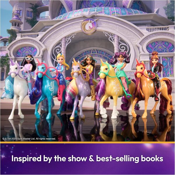 Unicorn Academy Isabel & River Set mit Zubehör und Kamm, Einhornspielzeug für Mädchen ab 4 Jahren