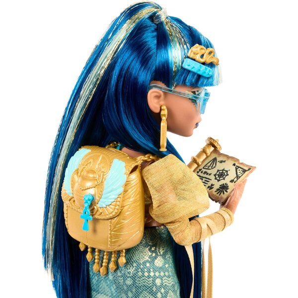 Monster High Cleo De Nile Puppe mit Cobra Hissette und Zubehörgeschenken