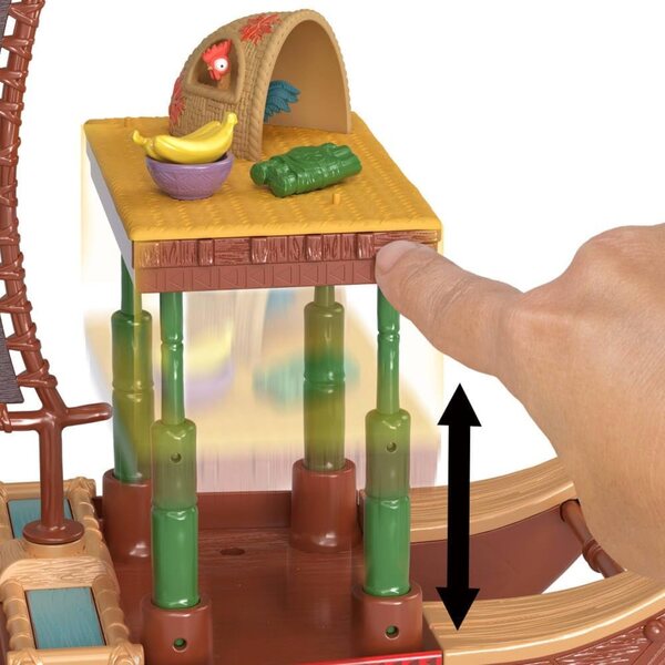 Mattel Disney Moana 2 lekset med flytande kanoter och 6 lekytor - 10 tillbehör