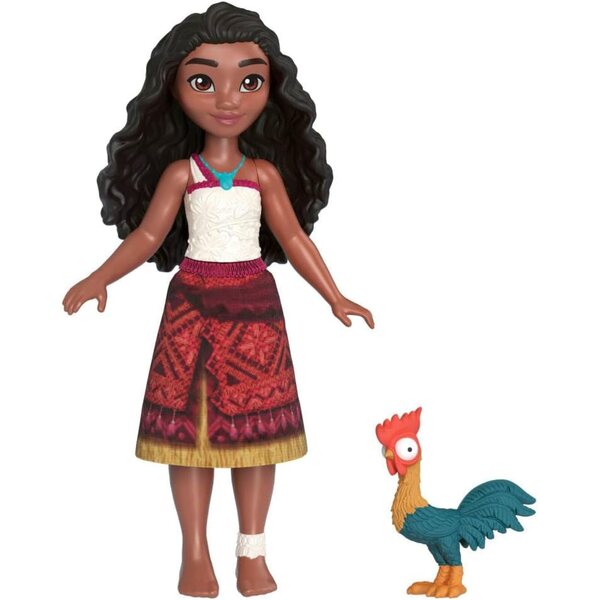 Mattel Disney Moana 2 lekset med flytande kanoter och 6 lekytor - 10 tillbehör