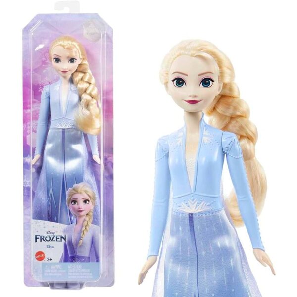 Mattel Elsa Fashion Doll Disney Frozen 2 with Dress, Cape and Boots