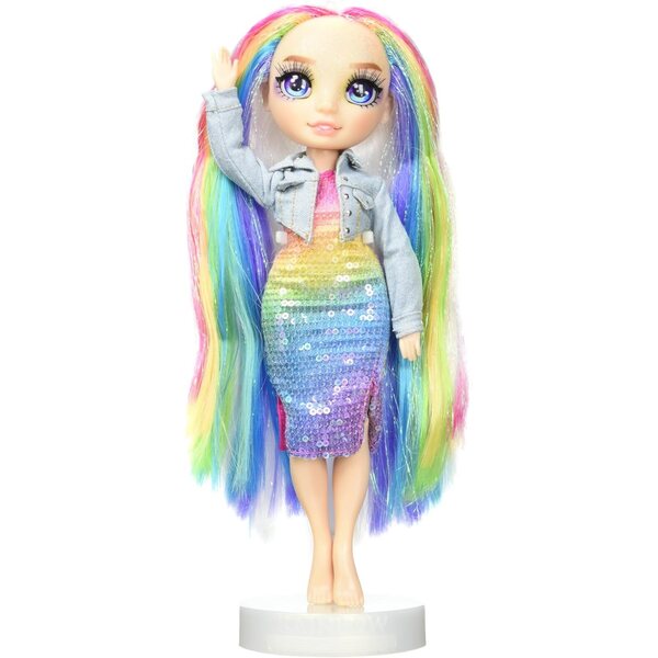 Rainbow High Amaya mit Schleimset, magischem Tier und anpassbarem Zubehör, 27,9 cm