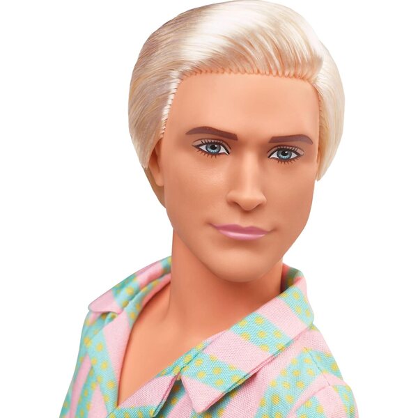 Bábika Barbie The Movie Ken s pastelovou plážovou súpravou a surfom