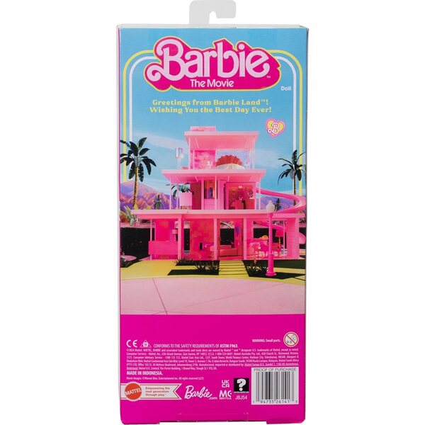 Bábika Barbie The Movie Ken s pastelovou plážovou súpravou a surfom