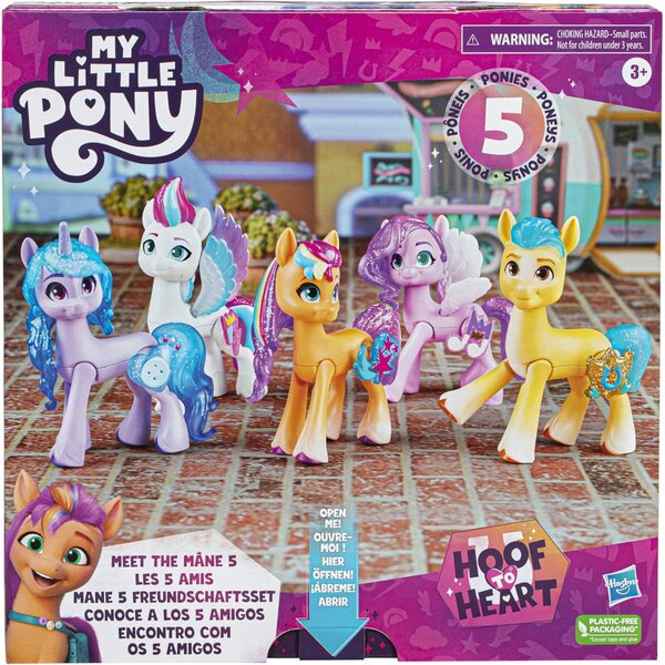 My Little Pony Toys: Make Your Mark Meet The Mane 5 Collection Set, Gifts for Kids (Amazon Exclusive)