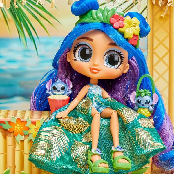 Păpușă Superfan Disney Doorables ADOORBS Deluxe Stitch cu 2 figurine și accesorii exclusive