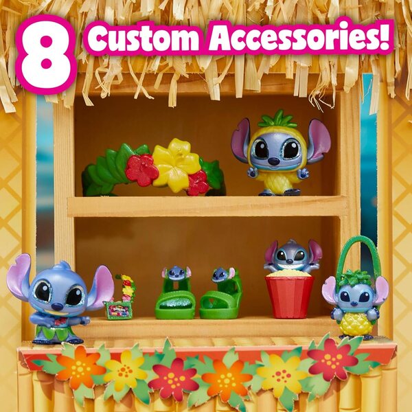 Păpușă Superfan Disney Doorables ADOORBS Deluxe Stitch cu 2 figurine și accesorii exclusive