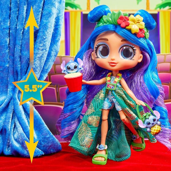 Păpușă Superfan Disney Doorables ADOORBS Deluxe Stitch cu 2 figurine și accesorii exclusive