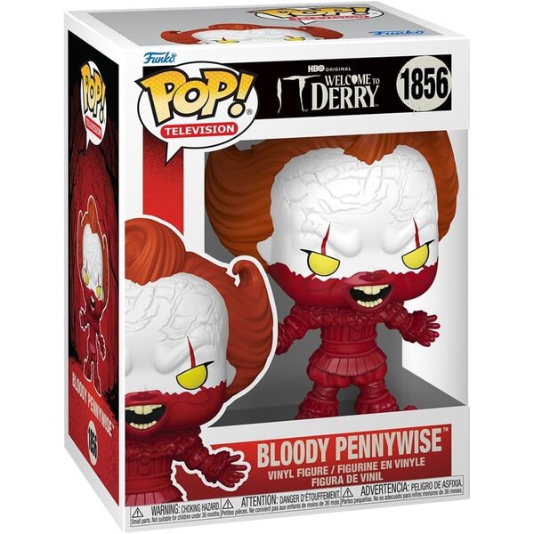 Funko Pop! TV: Welcome to Derry - Bloody Pennywise - Collectable Vinyl Figure - Gift Idea - Official Merchandise - Toys for Kids & Adults - TV Fans - Model Figure for Collectors and Display