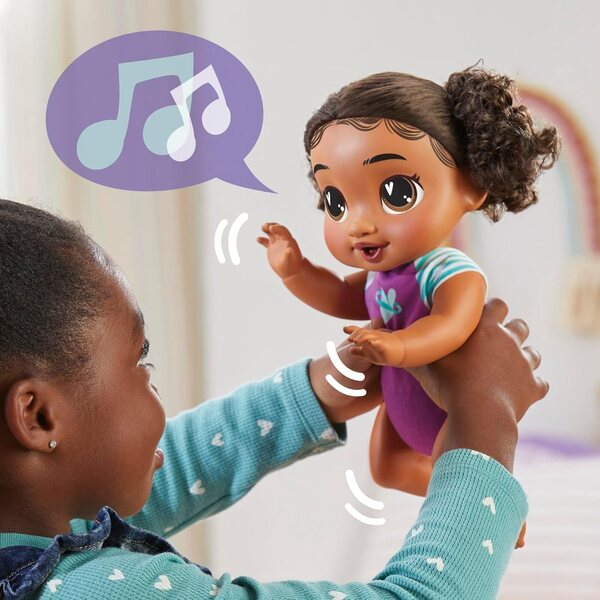 Baby Alive Crawl 'n Play Tilly Tinker : poupée rampante électronique avec sons et accessoires
