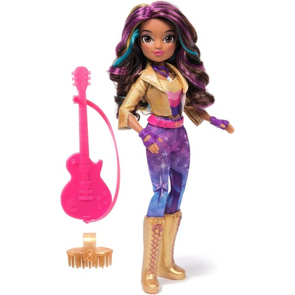 Einhorn-Akademie Sofia mit Gitarre und Modeaccessoires, 24 cm große Puppe für Mädchen ab 4 Jahren