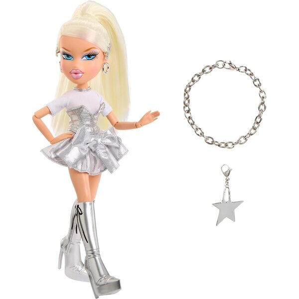 Bratz Charmz Cloe : poupée mannequin avec bracelet à breloques et accessoires personnalisables