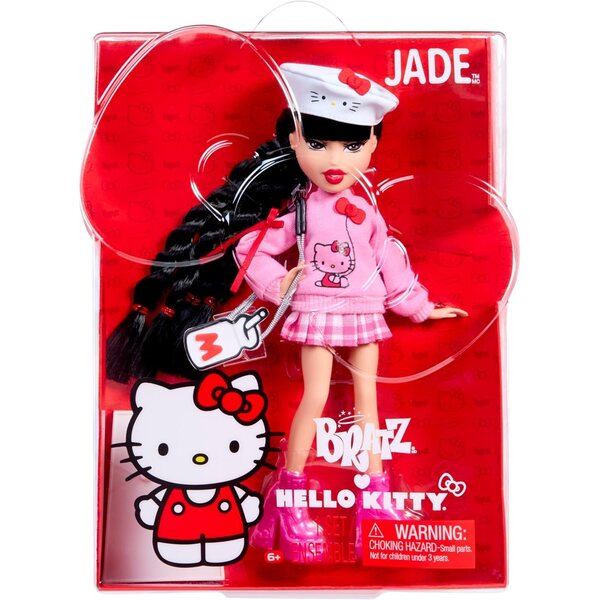 Κούκλα μόδας Bratz x Hello Kitty Jade με αυθεντικά αξεσουάρ και μοναδικό στυλ