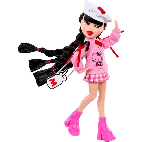 Poupée mannequin Bratz x Hello Kitty Jade avec accessoires originaux et style unique