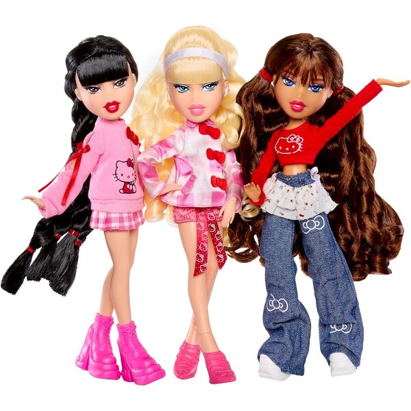 Poupée mannequin Bratz x Hello Kitty Jade avec accessoires originaux et style unique