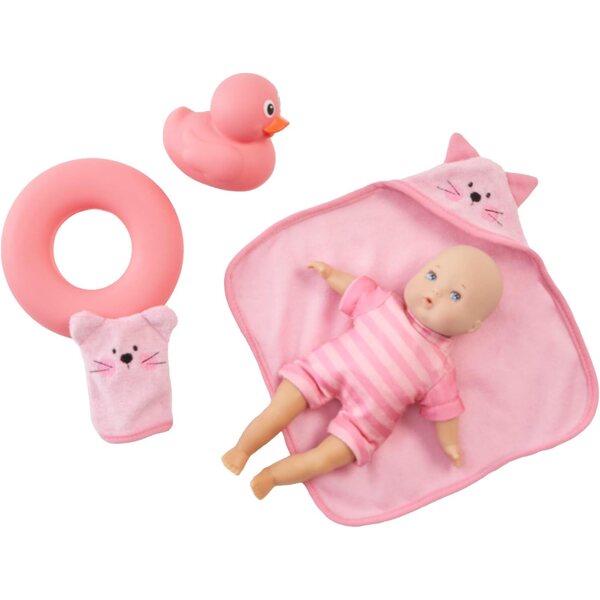 Poupée Madame Alexander Splash and Play Cuties 20 cm avec accessoires de salle de bain