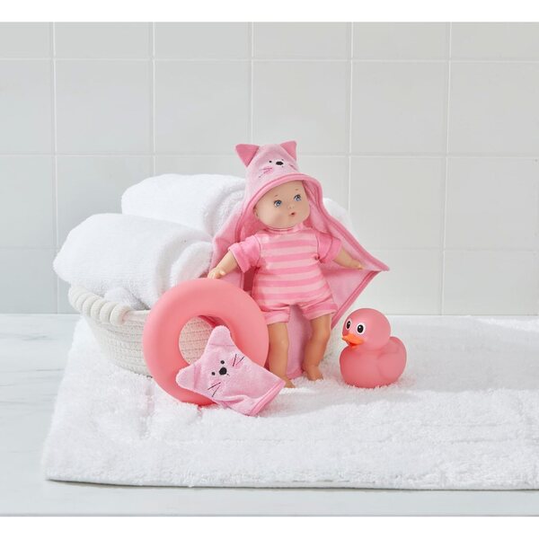 Poupée Madame Alexander Splash and Play Cuties 20 cm avec accessoires de salle de bain