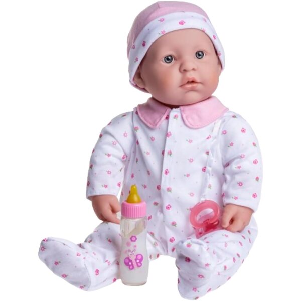 La Baby JC Toys pop 50 cm zacht lichaam wasbaar cadeauset inbegrepen