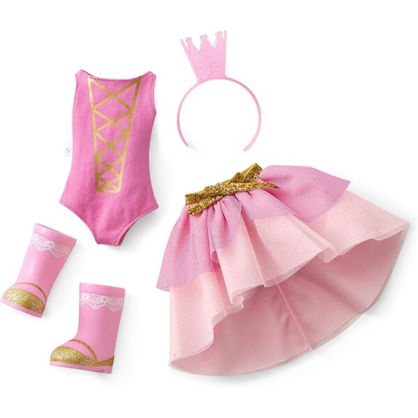 Americká panenka WellieWishers Ashlyn 37 cm s princeznovským oblečením