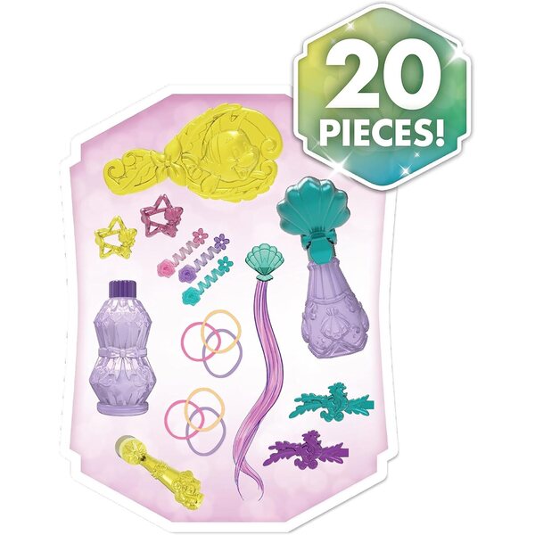 Disney Princess Shimmer Spa Ariel Hairstyle Head 20 kosov, Igre za otroke 3+