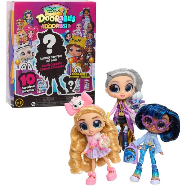 Disney Doorables ADOORBS - Kolekcjonerskie lalki i akcesoria dla dzieci w wieku 5+
