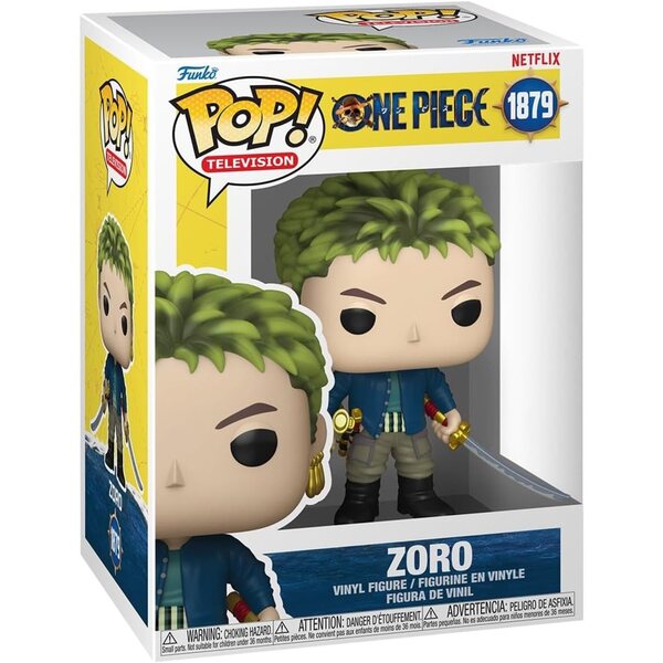 Funko Pop! One Piece - Zoro - Figurka winylowa 10,7 cm - Prezent dla kolekcjonerów anime
