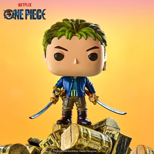 Funko Pop! One Piece - Zoro - Figurka winylowa 10,7 cm - Prezent dla kolekcjonerów anime