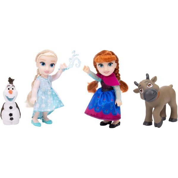 Disney Frozen Anna & Elsa Kleidungsset mit Zubehör, Spielen und Abenteuern, 15,2 cm