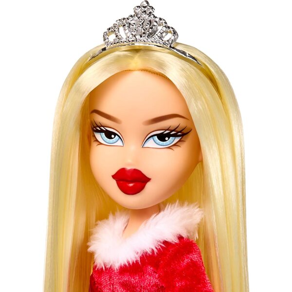 Bratz Very Merry Cloe Puppe mit Weihnachtskleid und glänzenden Accessoires