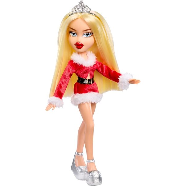 Bratz Very Merry Cloe Puppe mit Weihnachtskleid und glänzenden Accessoires