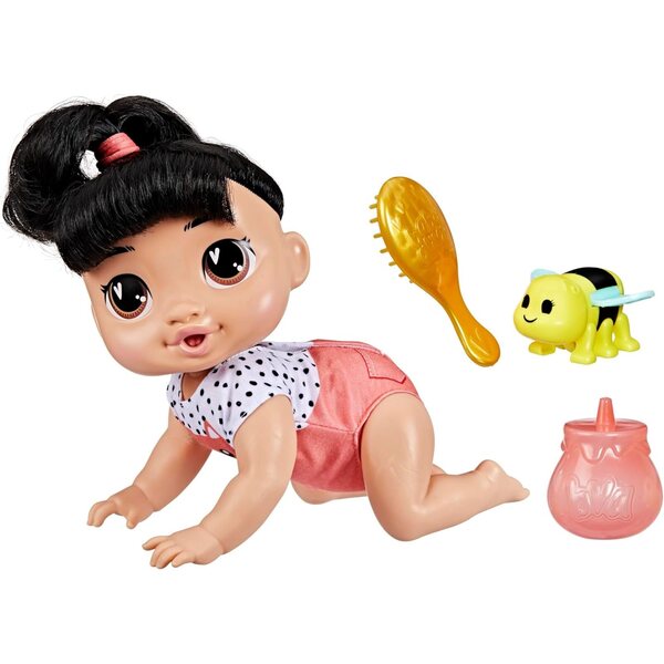 Baby Alive Katie Kat poupée qui rampe et joue 40 sons amusants 27 cm