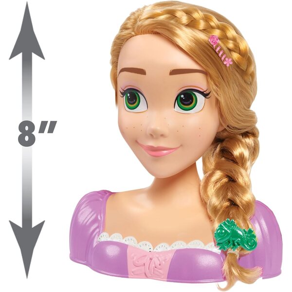Disney Princess Rapunzel Styling Head mit 14 Zubehörteilen für kreatives Spielen ab 3 Jahren