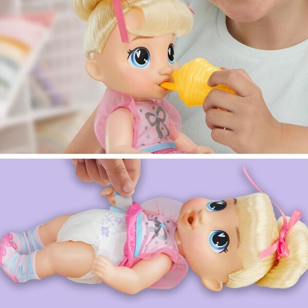 Baby Alive Fairy Fashions Harper Hugs 28 cm große Puppe mit Kleidung und Accessoires