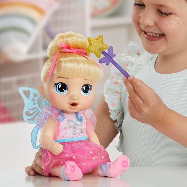 Baby Alive Fairy Fashions Harper Hugs 28 cm große Puppe mit Kleidung und Accessoires