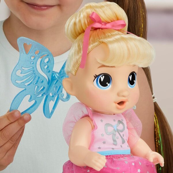 Baby Alive Fairy Fashions Harper Hugs 28 cm große Puppe mit Kleidung und Accessoires