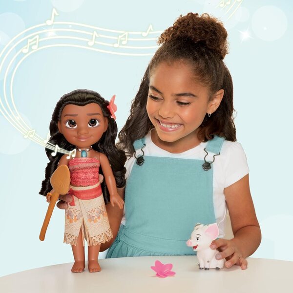 Disney Moana-Puppe singt und spricht mit Pua – inklusive Zubehör und Lichtern