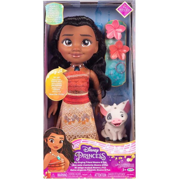 Disney Moana-Puppe singt und spricht mit Pua – inklusive Zubehör und Lichtern