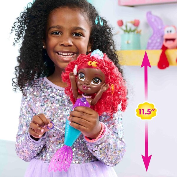 Punčka Ariel Disney Junior z mehurčki in dodatki, igra za otroke stare 3+ leta