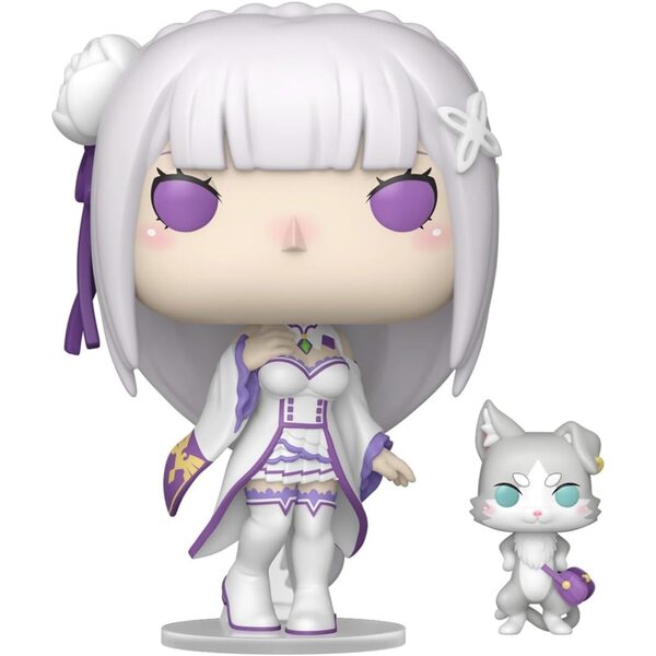 Funko Pop! Emilia & Puck da Re:Zero - Figure in Vinile Collezionabile 9,5 cm