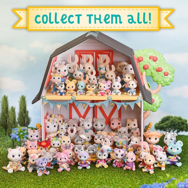 Honey Bee Acres The Barksters Set Family Dog Miniatures 4 karakters