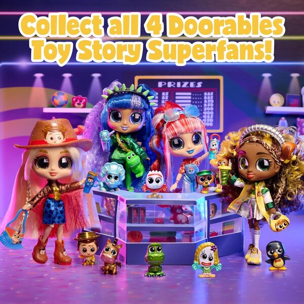 Disney Doorables ADOORBS Toy Story Puppen mit 10 Zubehörteilen und 2 exklusiven Minifiguren