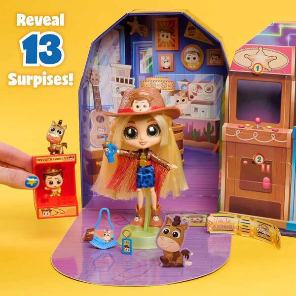 Disney Doorables ADOORBS Toy Story Puppen mit 10 Zubehörteilen und 2 exklusiven Minifiguren