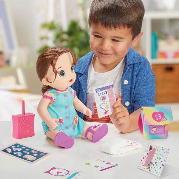 Baby Alive Time for School 12 ιντσών Baby Doll με σχολικά αξεσουάρ για παιδιά 3+