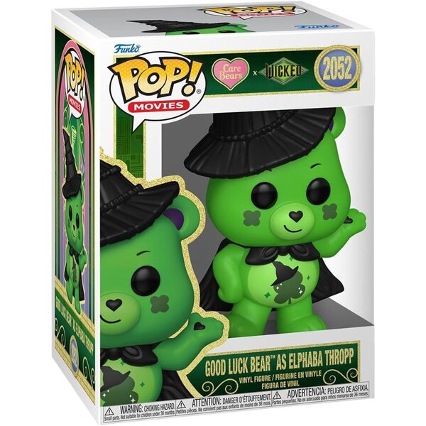 Funko Pop! Good Luck Bear mint Elphaba Thropp - Care Bears x Wicked Collection 13cm