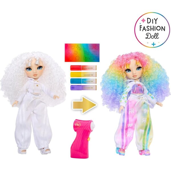Rainbow High Airbrush & Create: DIY-Modepuppe mit Airbrush-Set und abwaschbaren Markern