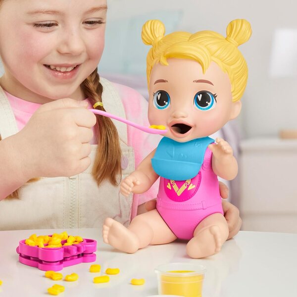 Baby Alive Dinnertime Creations - Κούκλα 28 εκ. με Αξεσουάρ παιχνιδιού για δείπνο για παιδιά 3+